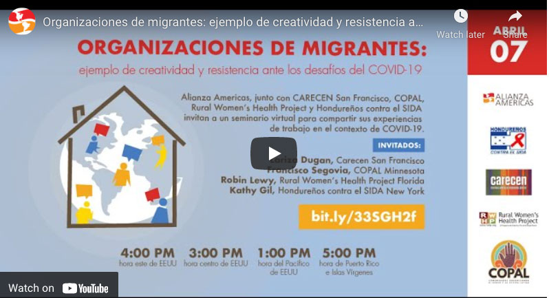 Organizaciones de migrantes: ejemplo de creatividad y resistencia ante los desafíos del COVID-19