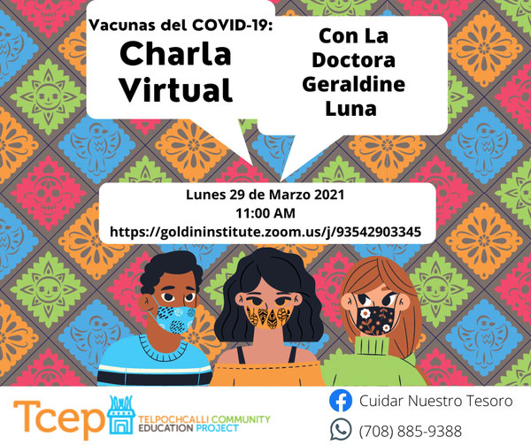 Charla Virtual con la Doctora Geraldine Luna