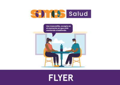 FLYER: Información para clientes y consumidores de restaurantes o bares